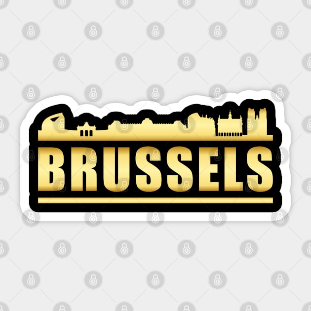 Brussels Sticker by T-Shirt.CONCEPTS